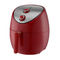 Lubrifique a frigideira vermelha livre 1500w 4.6L do ar de Digitas com o CE ROHS da proteção do superaquecimento certificado